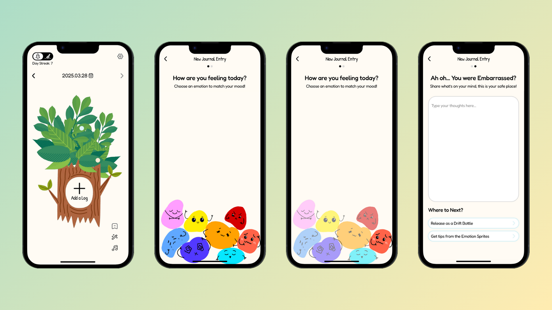 Emotion Logging Amy Ma · UX/UI Designer